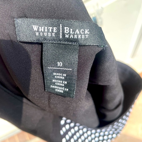 White House Black Market, Black & White, Skirt, Size 10 - Picture 3 of 3